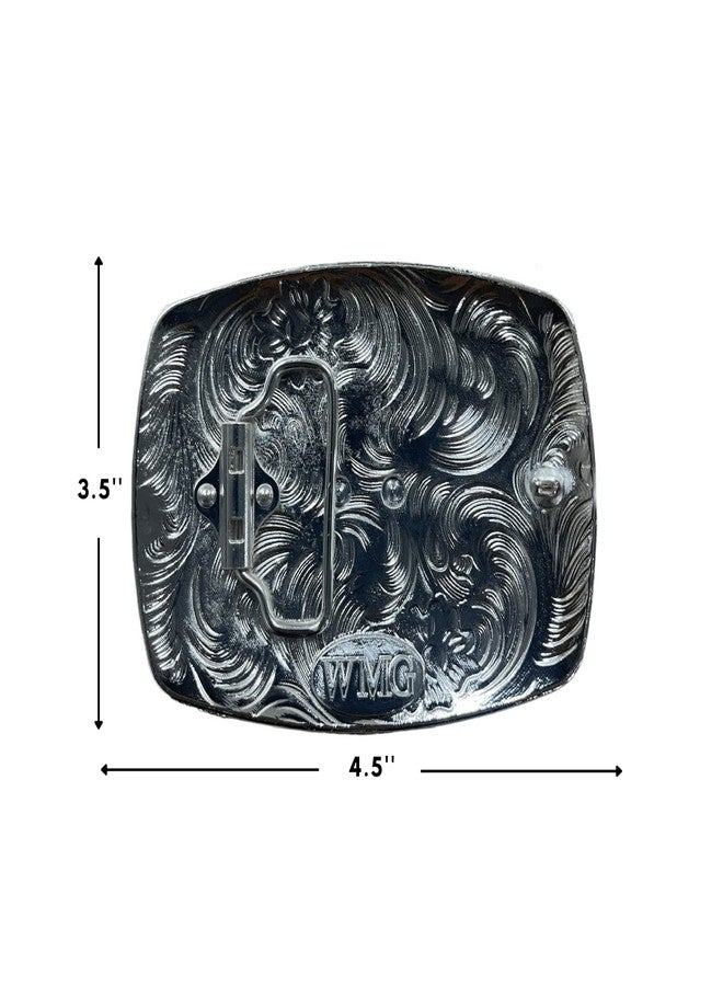WMG Western Belt Buckle - Imperial Crest Rooster Buckles - Cowboy Belt Buckle - Fits 1.5 - Image 4
